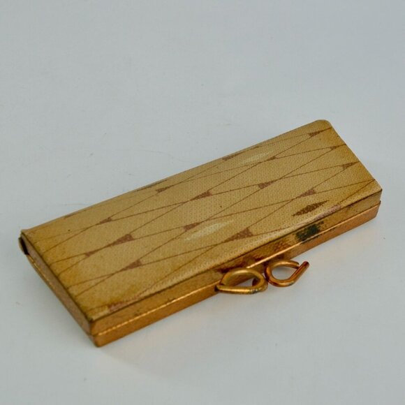 Opticase Spectapurse MCM Vintage Eyeglass Case Kisslock Diamond Pattern - Picture 5 of 7